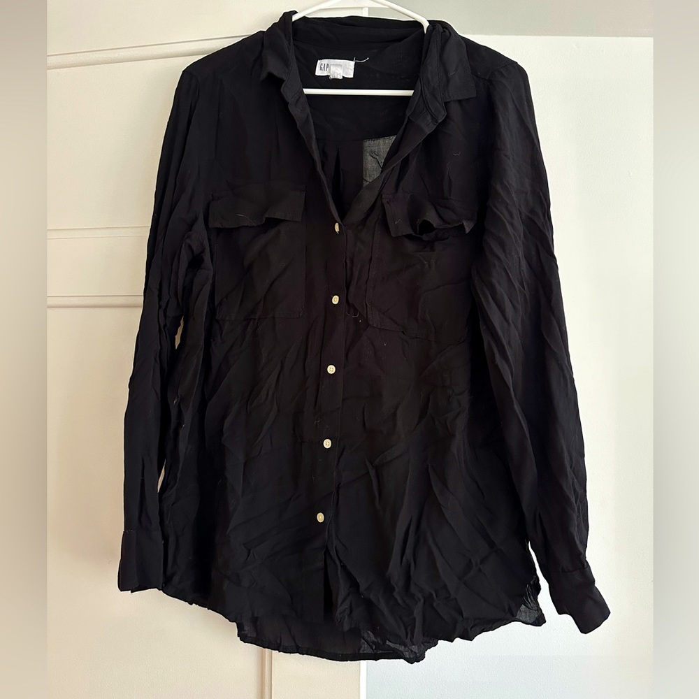 Gap Boyfriend Button up size Large